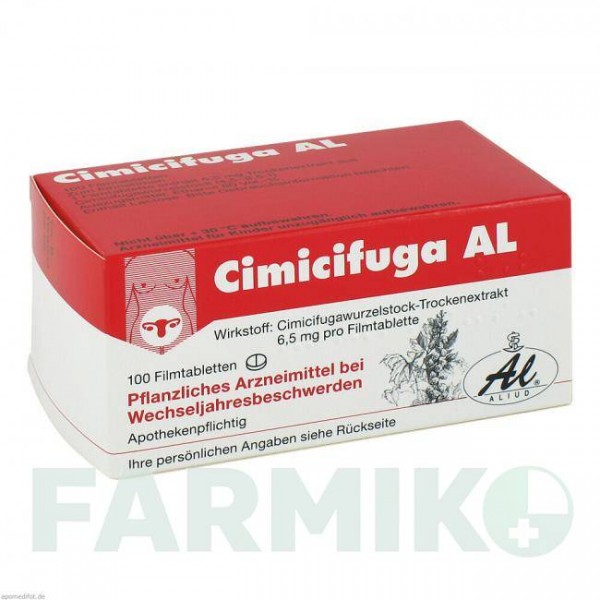 ЦИМИЦИФУГА (CIMICIFUGA) таблетки 100 шт - Корневище цимицифуги ALIUD PHARMA