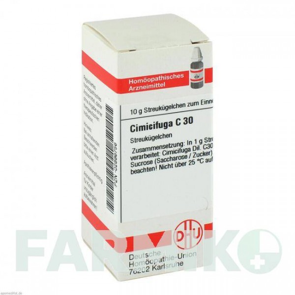 ЦИМИЦИФУГА (CIMICIFUGA) C 30 глобули 10 г - Гомеопатия DHU