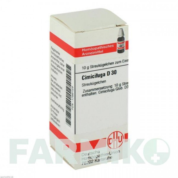 ЦИМИЦИФУГА (CIMICIFUGA) D 30 глобули 10 г - Гомеопатия DHU