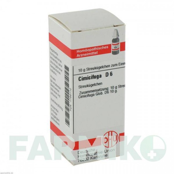 ЦИМИЦИФУГА (CIMICIFUGA) D 6 глобули 10 г - Гомеопатия DHU