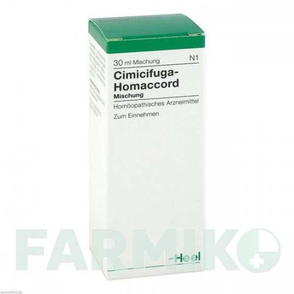 ЦИМИЦИФУГА ХОМАККОРД (CIMICIFUGA HOMACCORD) капли 30 мл - Гомеопатия BIOLOGISCHE HEILMITTEL HEEL