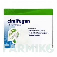 ЦИМИФУГАН (CIMIFUGAN) 6,5 мг таблетки 30 шт - Корневище цимицифуги KGV KOREA GINSENG