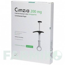 ЦИМЗИЯ (CIMZIA) 200 мг раствор 1x2 шт - Цертолизумаб пегол EURIMPHARM
