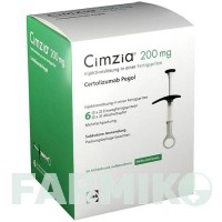 ЦИМЗІЯ (CIMZIA) 200 мг розчин 1x2 шт - Цертолізумаб пегол ORIFARM