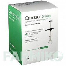 ЦИМЗИЯ (CIMZIA) 200 мг раствор 1x2 шт - Цертолизумаб пегол ORIFARM