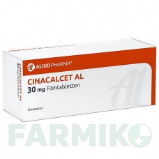 ЦИНАКАЛЬЦЕТ (CINACALCET) 30 мг таблетки 28 шт - Цинакальцет ALIUD PHARMA