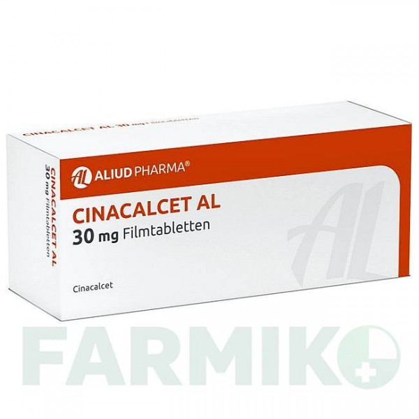 ЦИНАКАЛЬЦЕТ (CINACALCET) 30 мг таблетки 28 шт - Цинакальцет ALIUD PHARMA