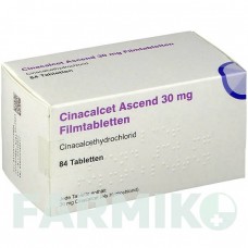 ЦИНАКАЛЬЦЕТ (CINACALCET) 30 мг таблетки 84 шт - Цинакальцет ASCEND
