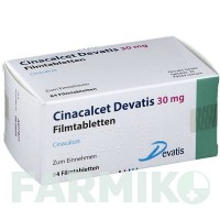 ЦИНАКАЛЬЦЕТ (CINACALCET) 30 мг таблетки 84 шт - Цинакальцет DEVATIS