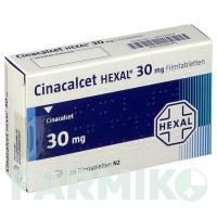 ЦИНАКАЛЬЦЕТ (CINACALCET) 30 мг таблетки 28 шт - Цинакальцет HEXAL