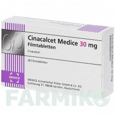 ЦИНАКАЛЬЦЕТ (CINACALCET) 30 мг таблетки 28 шт - Цинакальцет MEDICE PUTTER