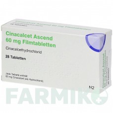 ЦИНАКАЛЬЦЕТ (CINACALCET) 60 мг таблетки 28 шт - Цинакальцет ASCEND