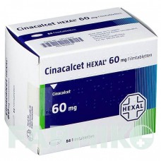 ЦИНАКАЛЬЦЕТ (CINACALCET) 60 мг таблетки 84 шт - Цинакальцет HEXAL