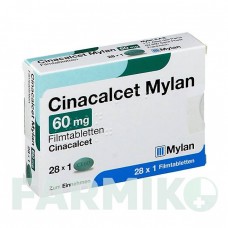 ЦИНАКАЛЬЦЕТ (CINACALCET) 60 мг таблетки 28 шт - Цинакальцет VIATRIS