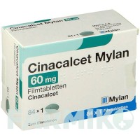 ЦИНАКАЛЬЦЕТ (CINACALCET) 60 мг таблетки 84 шт - Цинакальцет VIATRIS