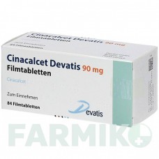 ЦИНАКАЛЬЦЕТ (CINACALCET) 90 мг таблетки 28 шт - Цинакальцет DEVATIS