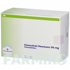 ЦИНАКАЛЬЦЕТ (CINACALCET) 90 мг таблетки 84 шт - Цинакальцет HEUMANN PHARMA
