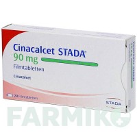 ЦИНАКАЛЬЦЕТ (CINACALCET) 90 мг таблетки 28 шт - Цинакальцет STADAPHARM