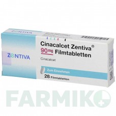 ЦИНАКАЛЬЦЕТ (CINACALCET) 90 мг таблетки 28 шт - Цинакальцет ZENTIVA