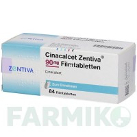 ЦИНАКАЛЬЦЕТ (CINACALCET) 90 мг таблетки 84 шт - Цинакальцет ZENTIVA