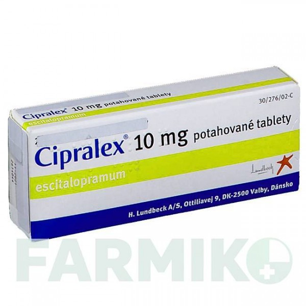 ЦИПРАЛЕКС (CIPRALEX) 10 мг таблетки 50 шт - Эсциталопрам ACA MULLER-ADAG PHARMA