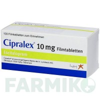 ЦИПРАЛЕКС (CIPRALEX) 10 мг таблетки 100 шт - Есциталопрам ACA MULLER-ADAG PHARMA