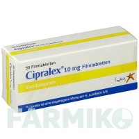 ЦИПРАЛЕКС (CIPRALEX) 10 мг таблетки 50 шт - Есциталопрам KOHLPHARMA