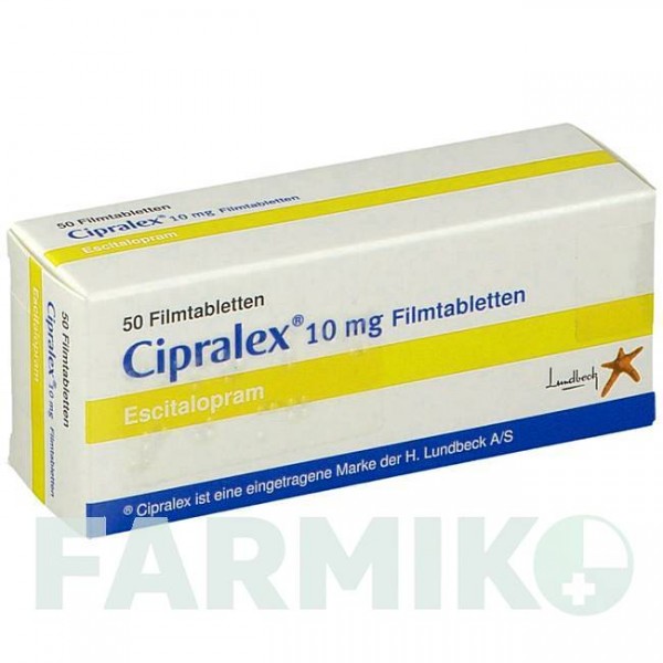 ЦИПРАЛЕКС (CIPRALEX) 10 мг таблетки 50 шт - Есциталопрам KOHLPHARMA