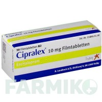 ЦИПРАЛЕКС (CIPRALEX) 10 мг таблетки 50 шт - Эсциталопрам LUNDBECK