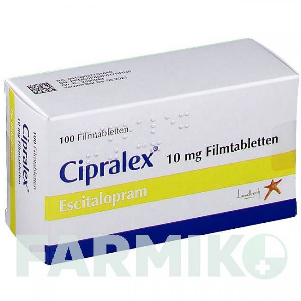 ЦИПРАЛЕКС (CIPRALEX) 10 мг таблетки 100 шт - Эсциталопрам ORIFARM