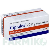 ЦИПРАЛЕКС (CIPRALEX) 20 мг таблетки 100 шт - Есциталопрам ACA MULLER-ADAG PHARMA