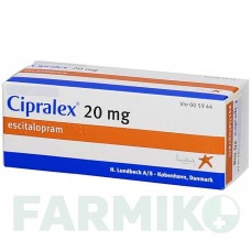 ЦИПРАЛЕКС (CIPRALEX) 20 мг таблетки 50 шт - Эсциталопрам AXICORP PHARMA