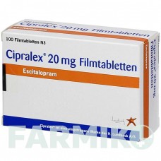 ЦИПРАЛЕКС (CIPRALEX) 20 мг таблетки 50 шт - Есциталопрам EMRA-MED