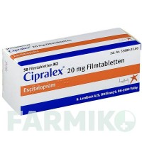 ЦИПРАЛЕКС (CIPRALEX) 20 мг таблетки 50 шт - Эсциталопрам LUNDBECK