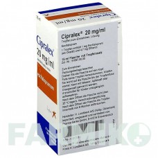 ЦИПРАЛЕКС (CIPRALEX) 20 мг/мл краплі 15 мл - Есциталопрам PHARMA GERKE