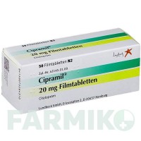 ЦИПРАМІЛ (CIPRAMIL) 20 мг таблетки 50 шт - Циталопрам LUNDBECK