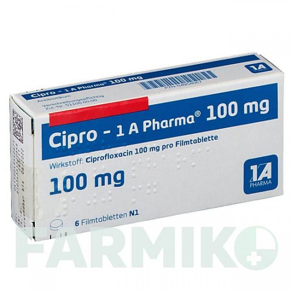 ЦИПРО (CIPRO) 100 мг таблетки 6 шт - Ципрофлоксацин 1 A PHARMA