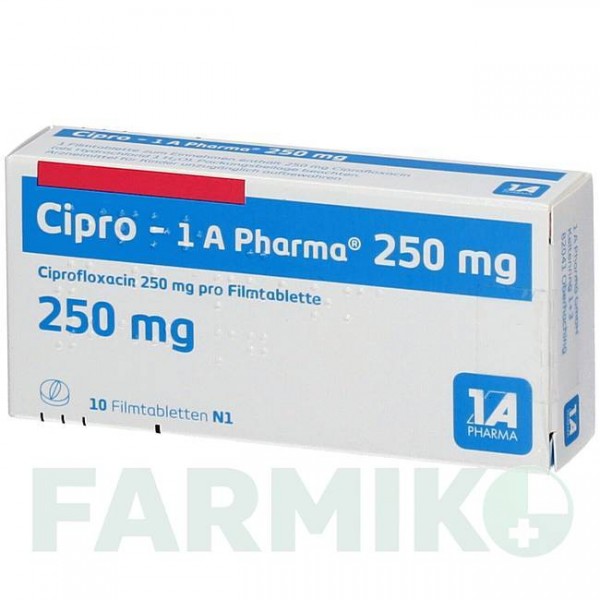 ЦИПРО (CIPRO) 250 мг таблетки 10 шт - Ципрофлоксацин 1 A PHARMA