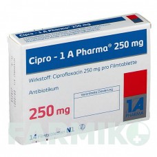 ЦИПРО (CIPRO) 250 мг таблетки 14 шт - Ципрофлоксацин 1 A PHARMA