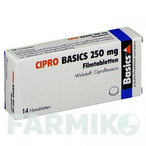 ЦИПРО (CIPRO) 250 мг таблетки 14 шт - Ципрофлоксацин BASICS