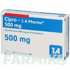 ЦИПРО (CIPRO) 500 мг таблетки 10 шт - Ципрофлоксацин 1 A PHARMA
