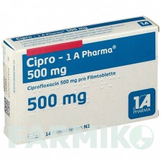 ЦИПРО (CIPRO) 500 мг таблетки 14 шт - Ципрофлоксацин 1 A PHARMA