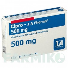 ЦИПРО (CIPRO) 500 мг таблетки 20 шт - Ципрофлоксацин 1 A PHARMA