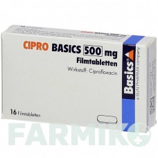 ЦИПРО (CIPRO) 500 мг таблетки 16 шт - Ципрофлоксацин BASICS
