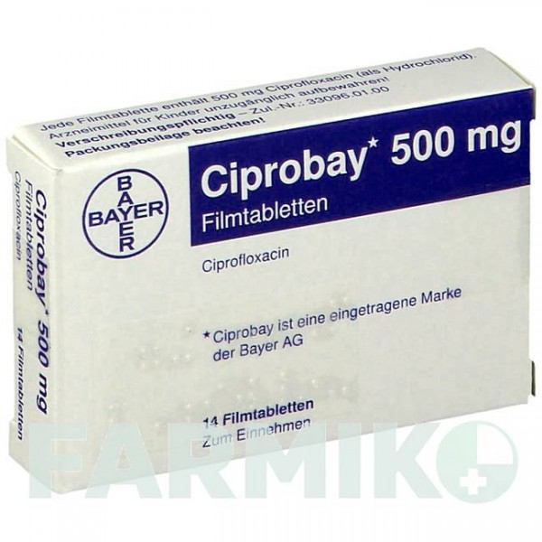 ЦИПРОБАЙ (CIPROBAY) 500 таблетки 28 шт - Ципрофлоксацин KOHLPHARMA