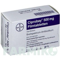 ЦИПРОБАЙ (CIPROBAY) 500 мг таблетки 28 шт - Ципрофлоксацин BAYER
