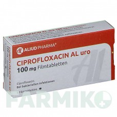 ЦИПРОФЛОКСАЦИН (CIPROFLOXACIN) 100 мг таблетки 6 шт - Ципрофлоксацин ALIUD PHARMA