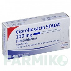 ЦИПРОФЛОКСАЦИН (CIPROFLOXACIN) 100 мг таблетки 6 шт - Ципрофлоксацин STADAPHARM