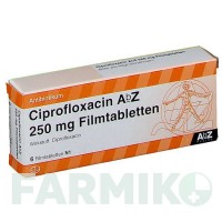 ЦИПРОФЛОКСАЦИН (CIPROFLOXACIN) 250 мг таблетки 6 шт - Ципрофлоксацин ABZ PHARMA