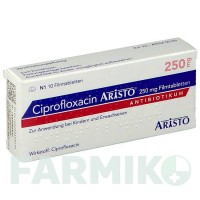 ЦИПРОФЛОКСАЦИН (CIPROFLOXACIN) 250 мг таблетки 10 шт - Ципрофлоксацин ARISTO PHARMA
